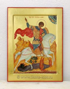 Икона «Георгий Победоносец (чудо о змие)» Чехов